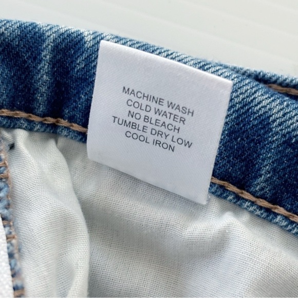 Pistola Charlie Straight Leg High Rise Side Zipper Jeans Sz 27 Utopia Light Wash - Picture 10 of 11